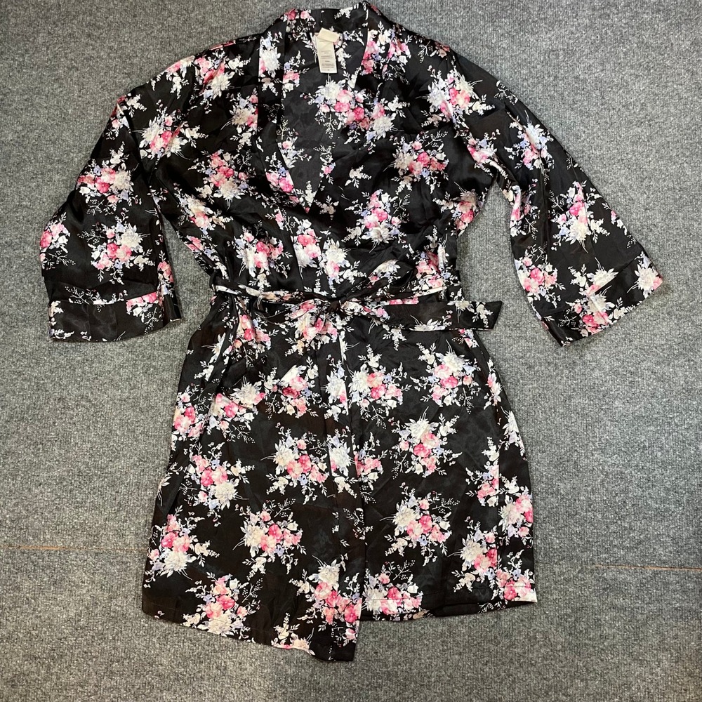 In Bloom By Jonquil Peignoir Small Floral Chiffon Robe Feminine Light Robe